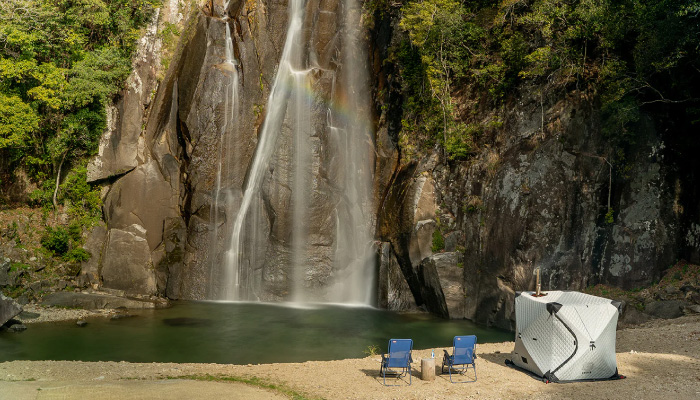 ゲストハウスUZU佐渡で最高の整う体験!テントサウナを楽しんでみた